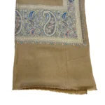 Pure Wool Stole with Zari and Thread Embroidery