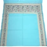 Pure Wool Stole with Zari and Thread Embroidery