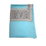 Pure Wool Stole with Zari and Thread Embroidery