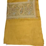 Pure Wool Stole with Zari and Thread Embroidery