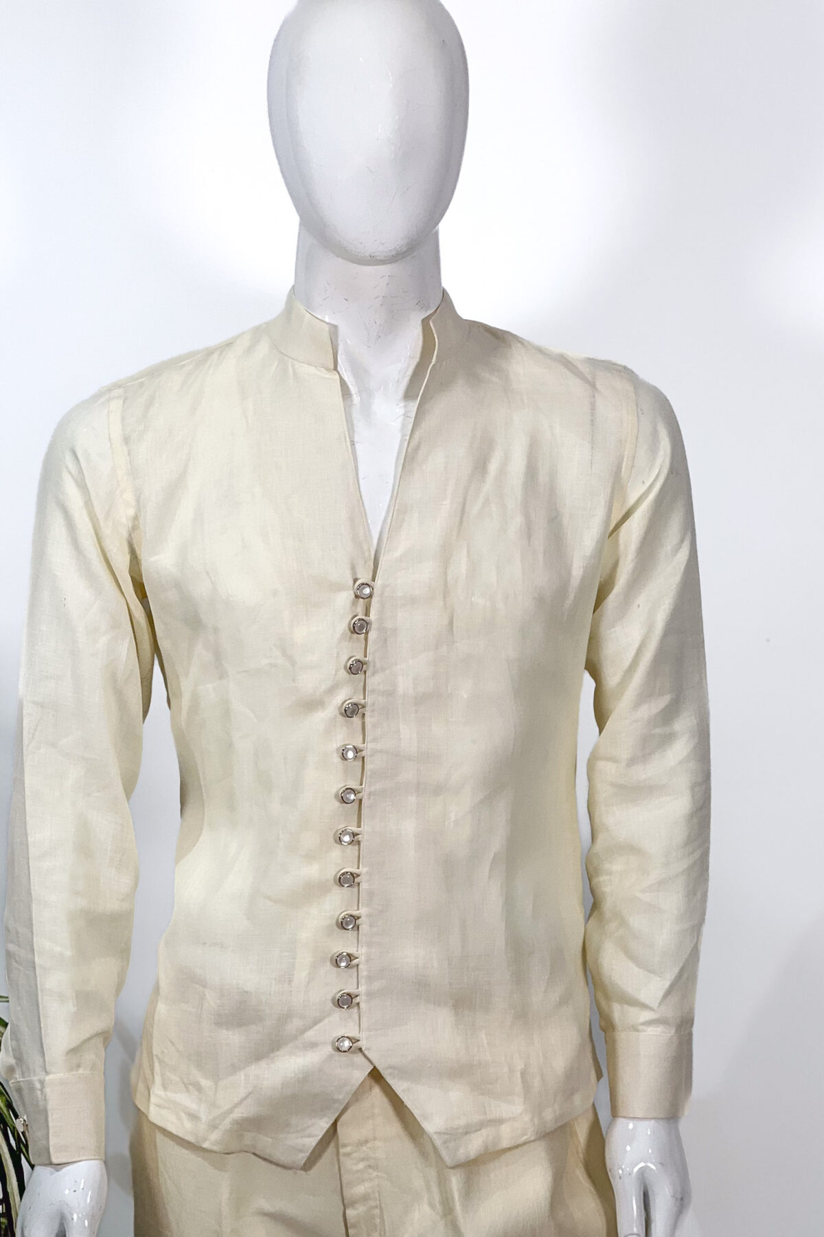 Men Pent Shirt Set with Front Open Blazer