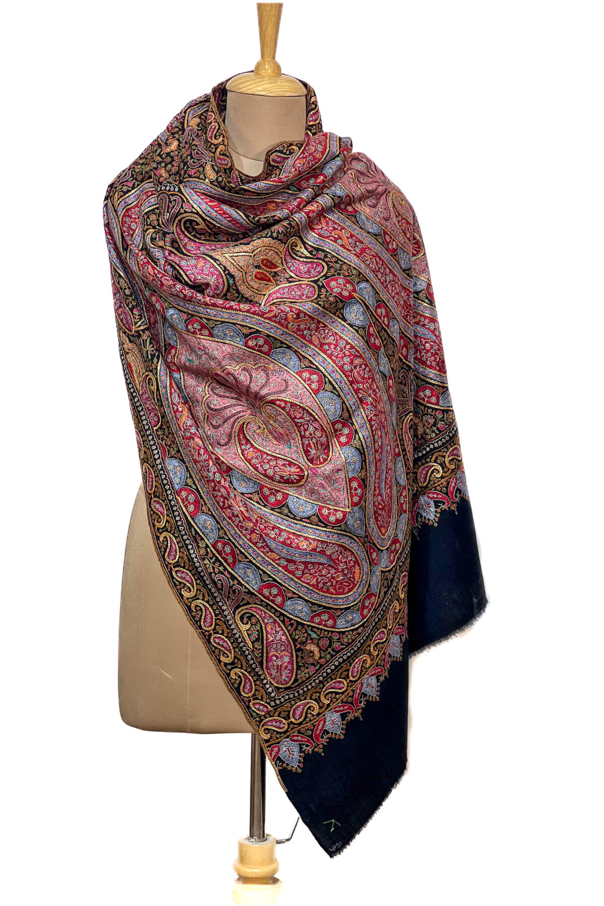 Black Pure Pashmina Shawl