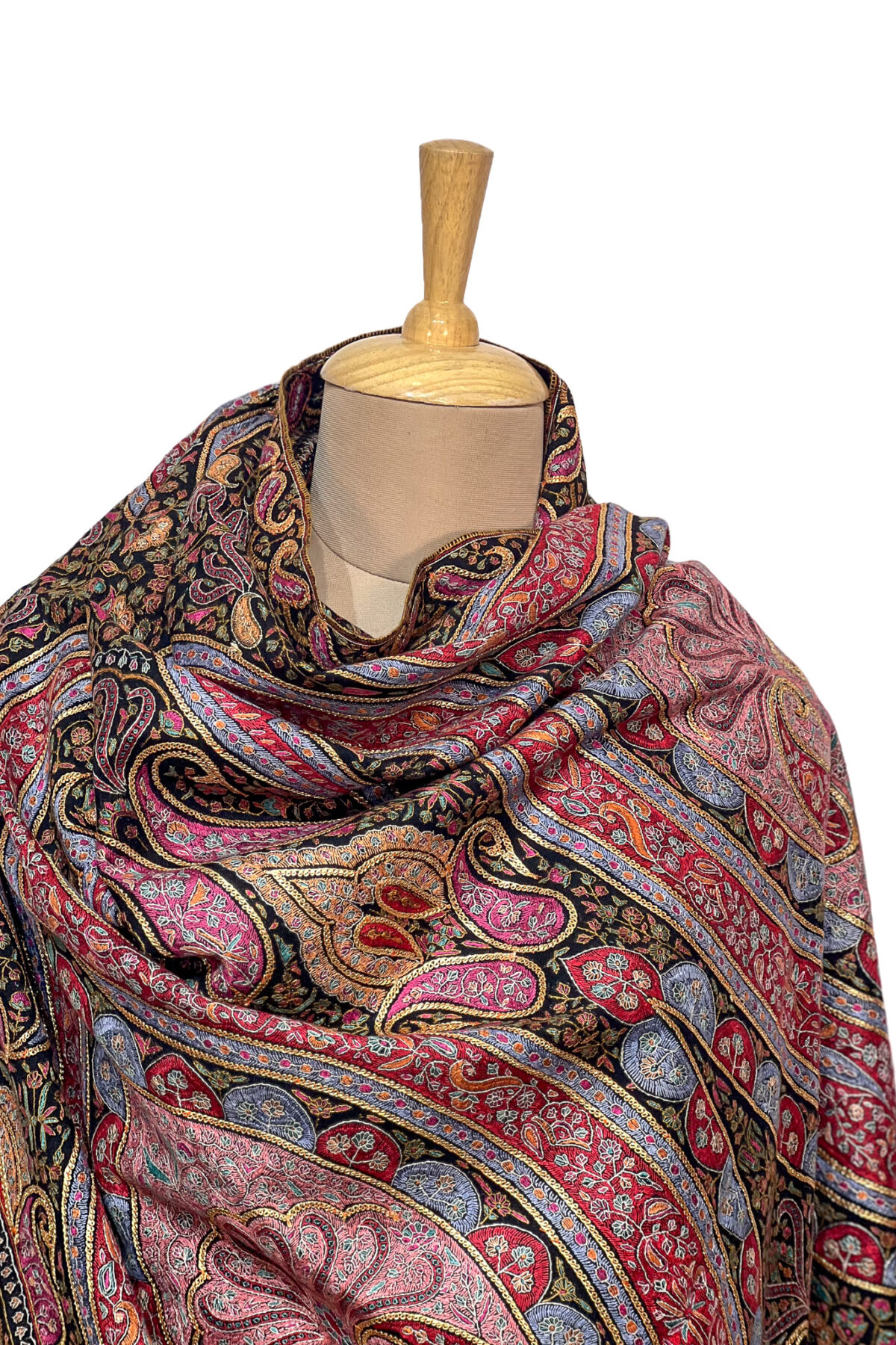 Black Pure Pashmina Shawl