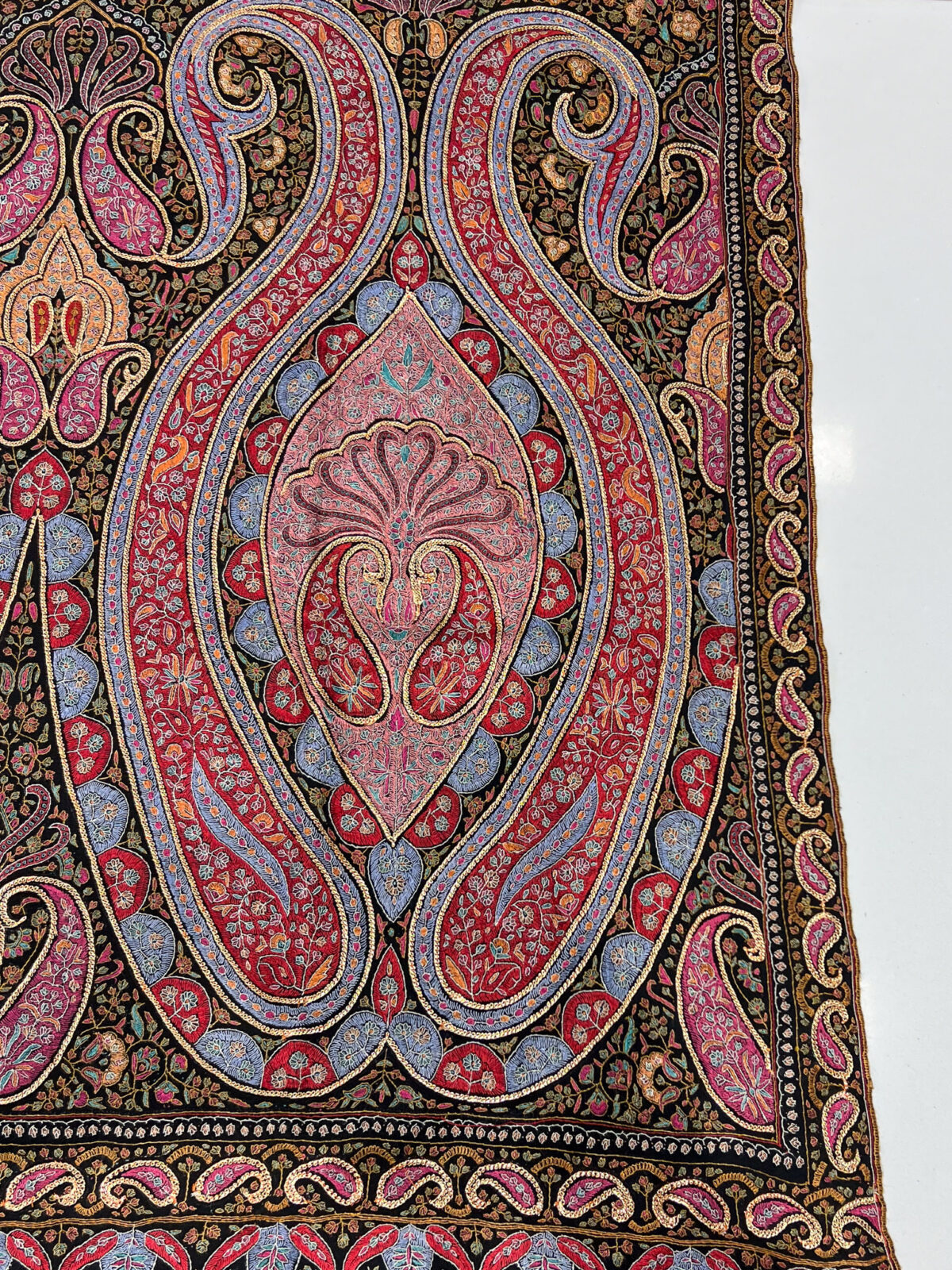 Black Pure Pashmina Shawl