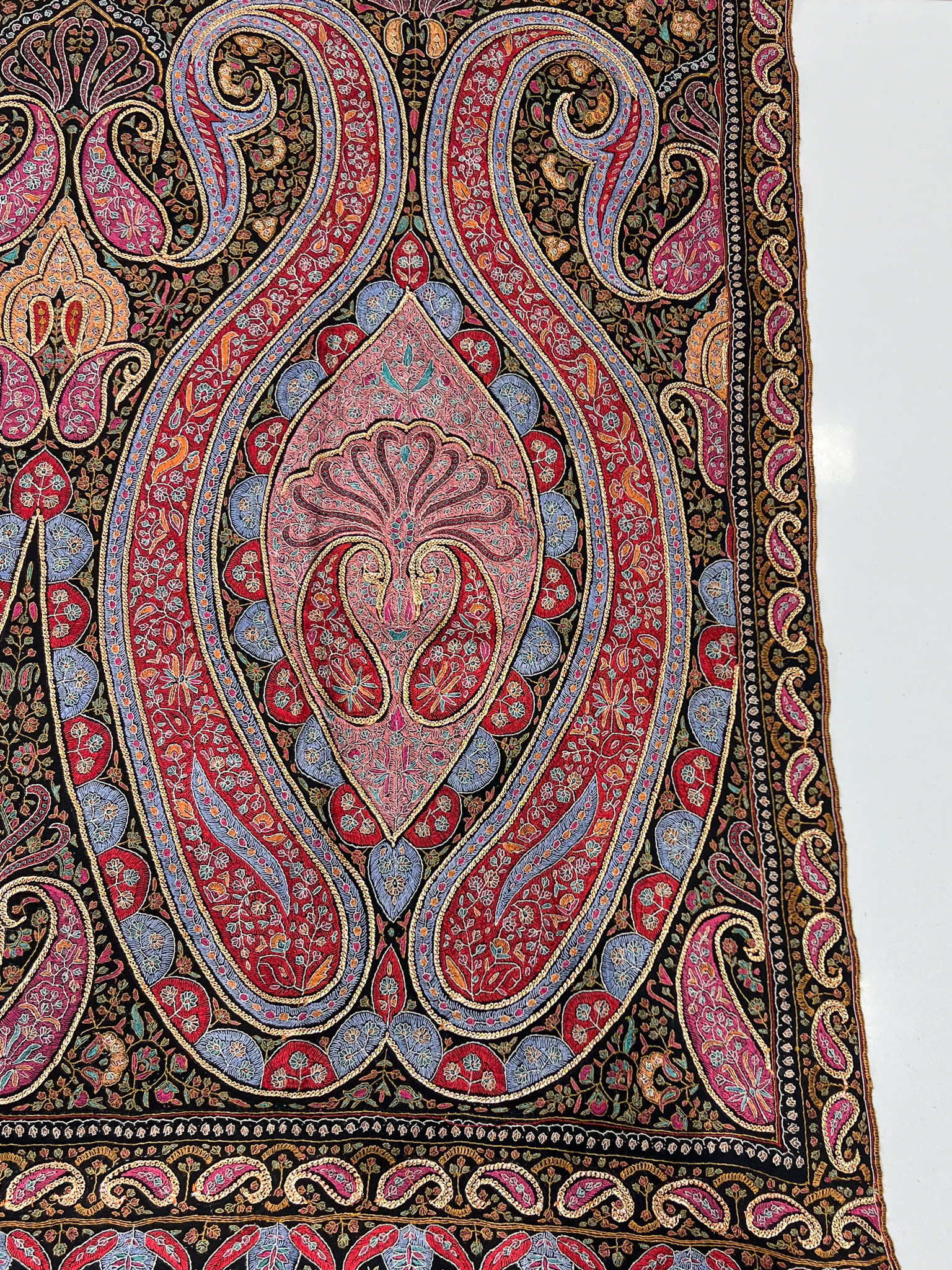 Black Pure Pashmina Shawl