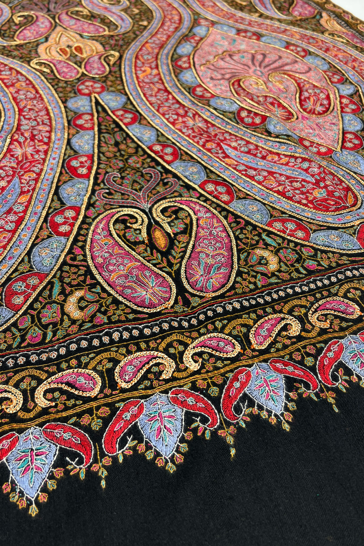 Black Pure Pashmina Shawl
